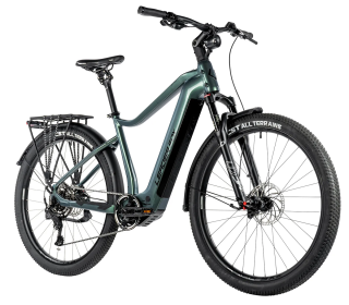 Elektrokolo 28" Leader Fox BEND pánské 2024 23,2Ah M510 bottle green/black, vel.19" -AKCE!