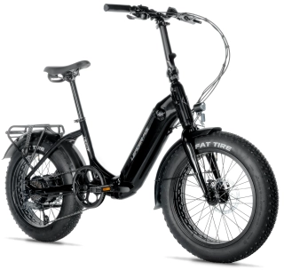 Elektrokolo skládací 20" Leader Fox CODY FAT Bike 16Ah 2025 černá